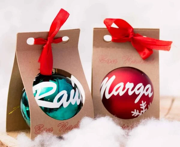 Bolas de navidad con nombre