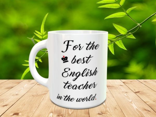 Taza para regalar al profesor/a inglés