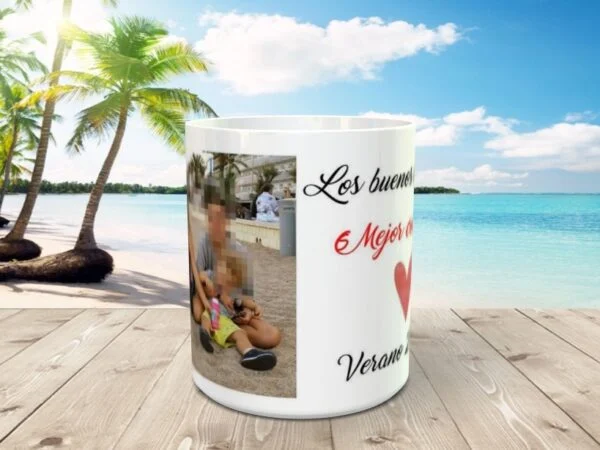 Taza mejores amigos de verano centro
