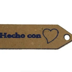 tarjetas con dedicatoria "hecho con corazón"