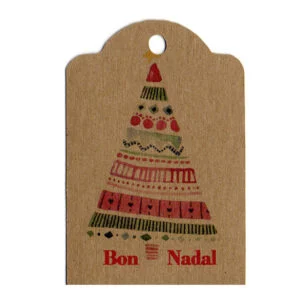 Tarjeta con frases, Bon Nadal