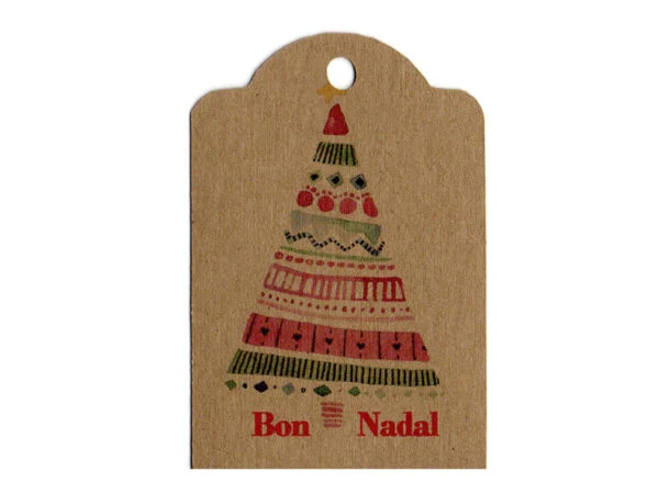 Tarjeta con frases, Bon Nadal