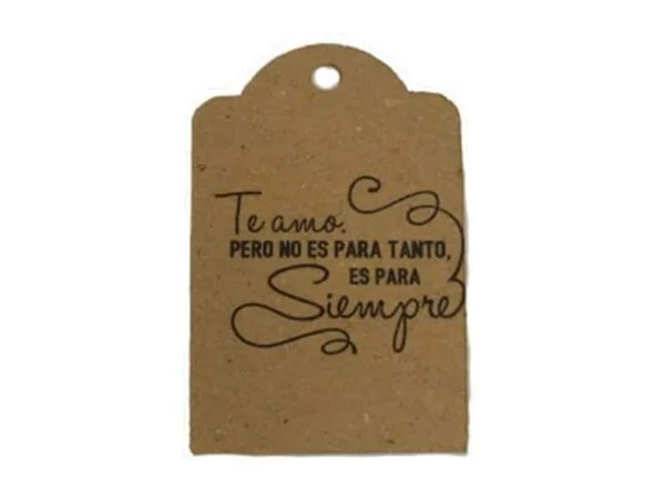 tarjetas con frases - te amo pero no es para tanto