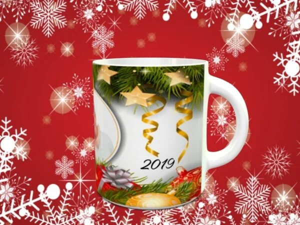 Taza navideña lado derecho