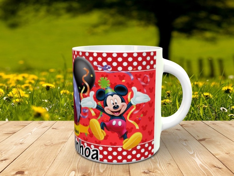 Taza Mickey Mouse Roja