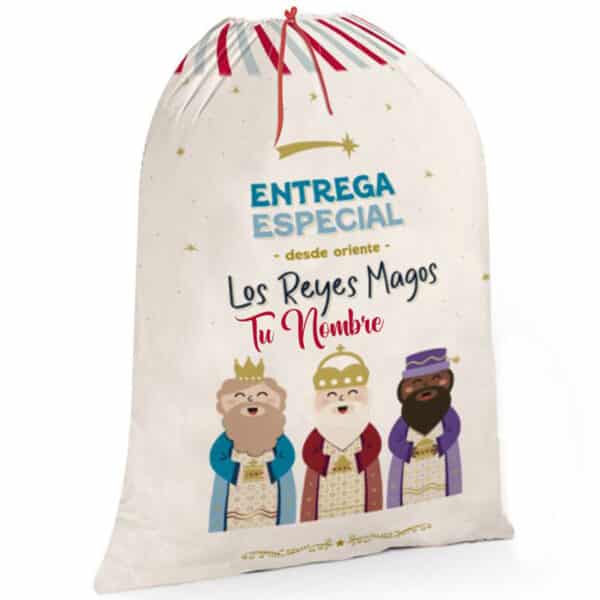 Sacos de Reyes Magos personalizado con nombre