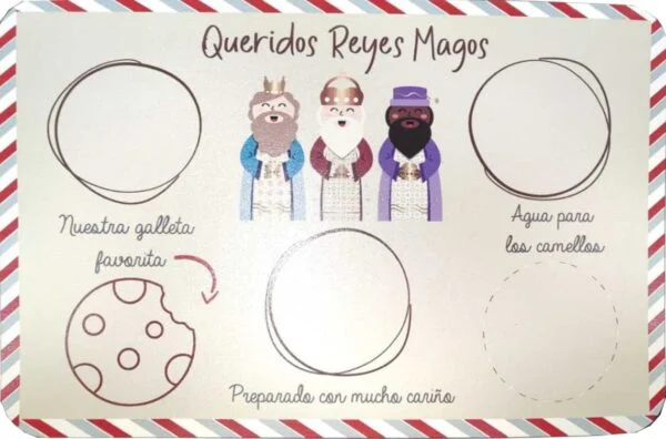 Bandeja Reyes Magos-Limpia personalizado